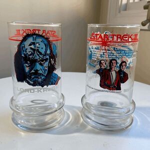 1984 Vintage Star Trek III Drinking Glass, Lord Kruge & Enterprise Crew, Taco Be